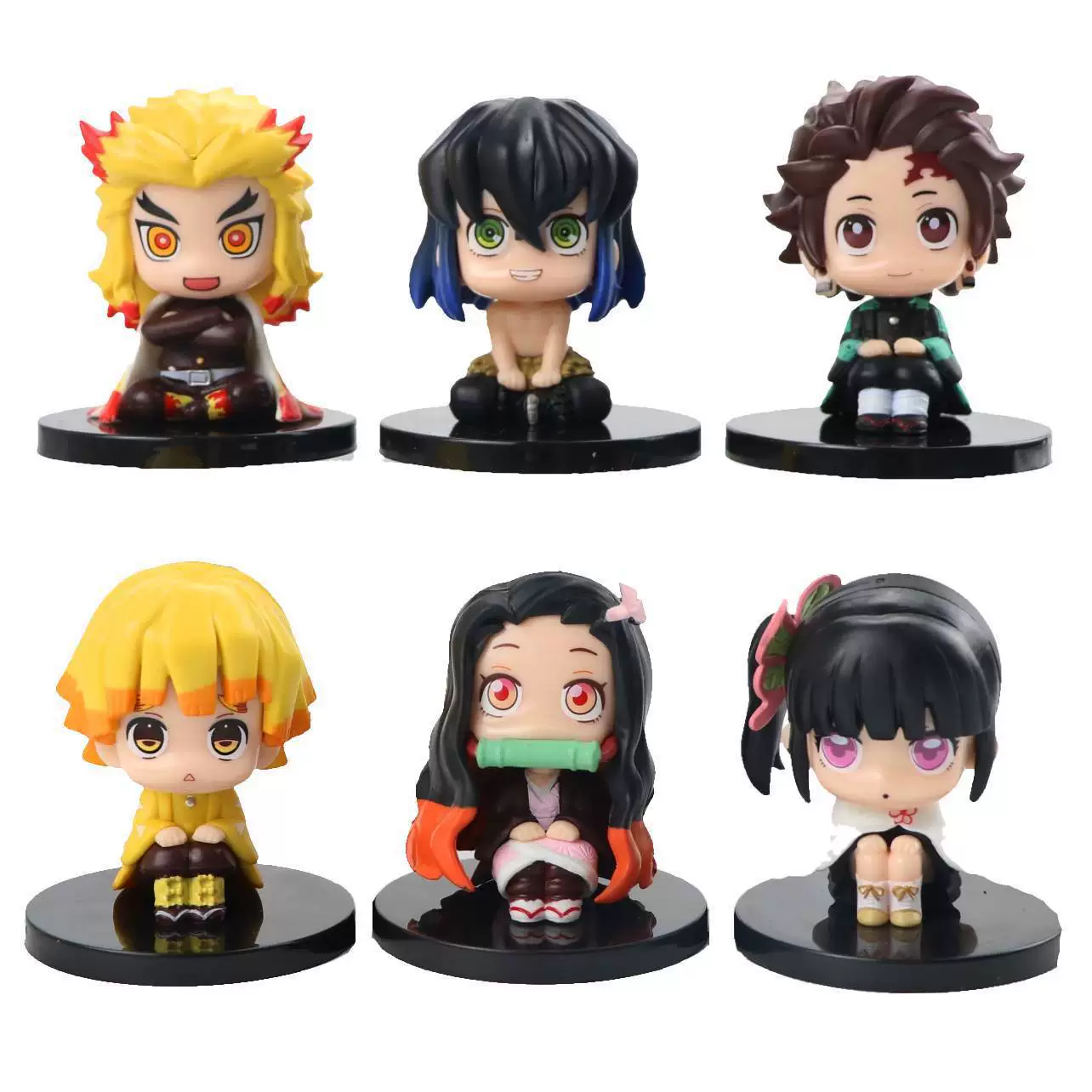 Серия Eat well Demon Slayer: Kimetsu no Yaiba Иносукэ Эндзиро Танджиро Зеницу Канрои еда игрушка украшение фигурка