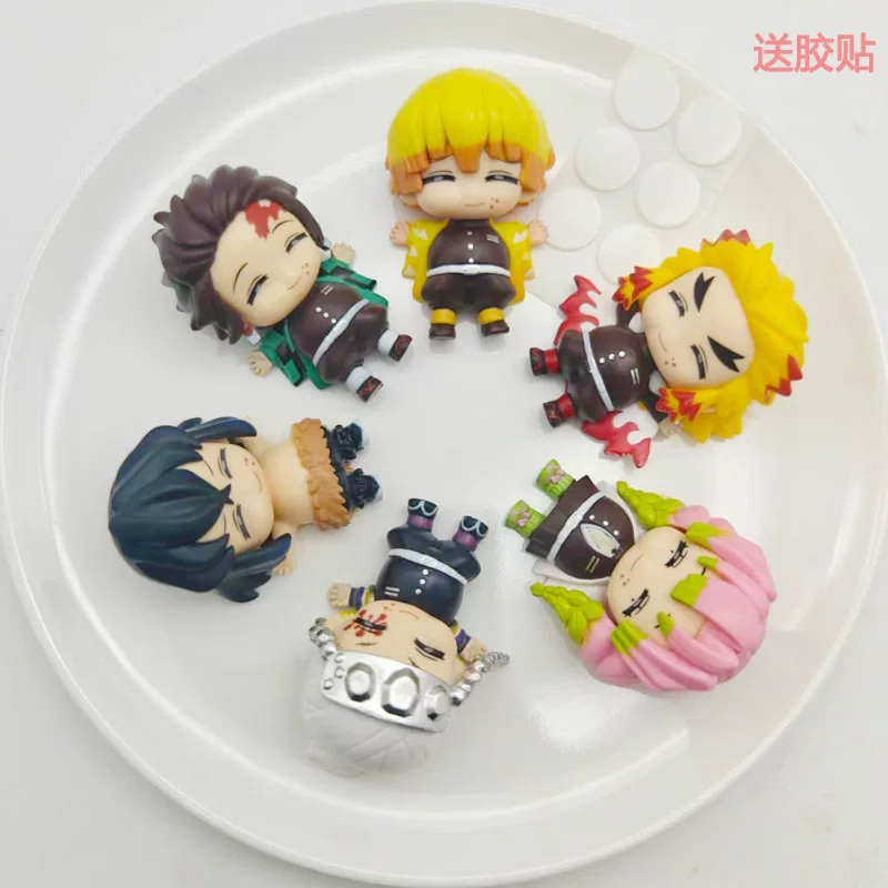 Серия Eat well Demon Slayer: Kimetsu no Yaiba Иносукэ Эндзиро Танджиро Зеницу Канрои еда игрушка украшение фигурка