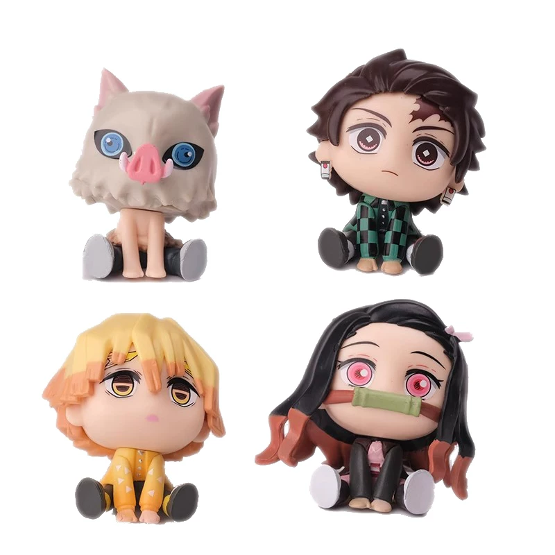 Серия Eat well Demon Slayer: Kimetsu no Yaiba Иносукэ Эндзиро Танджиро Зеницу Канрои еда игрушка украшение фигурка