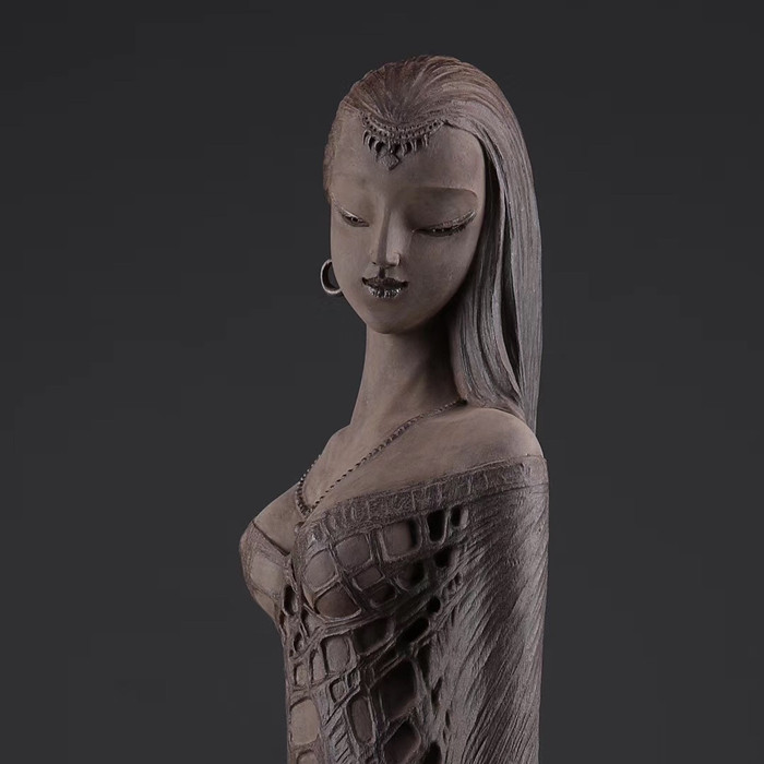 Taihang cliff cypress full of tumor scar ornaments root carved wood carved flower frame Birthday star flowers and birds Landscape characters Guan Gong Guanyin Cow Demon King