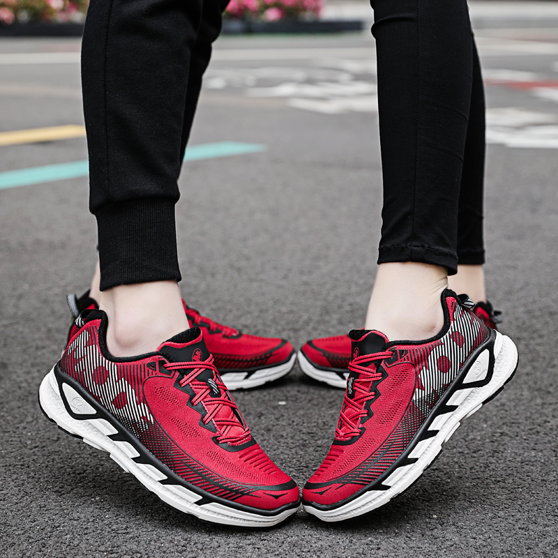 Malle Outdoor Casual Shoes Women Shoes Breathable Light Running Shoes Men Shock Absorbing Non-slip Sneakers Slow Running Shoes Softbottom Tide