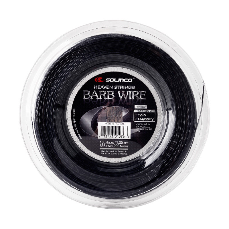 Solinco Sorinko Barb Wire Broad Market Professional Tennis Wire Loose Wire Swivel Control Ball Thread Polyester Hard Wire
