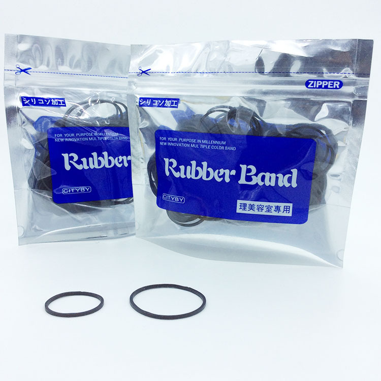 Hair special rubber band Photo studio Hair styling rubber band High elastic black disc hair rope Cowhide tie hair ring