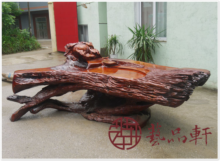 Gỗ rắn chạm khắc bàn trà Bàn trà Kung Fu đặt cây gốc bàn trà - Các món ăn khao khát gốc bàn bộ bàn ghế gốc cây giá rẻ