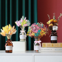 ins rose full of stars Yongsheng Flowers Pendulum Ugali Flowers Bouquet Dog Tail Grass Living-room Decoration Furnishing