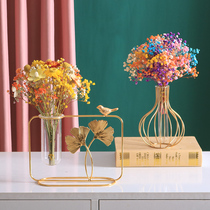 Light and luxurious flowers Inches wind small bouquet full of stars Genuine Flowers Net Red Decorative Swing Piece Home Living Room Table Furnishing
