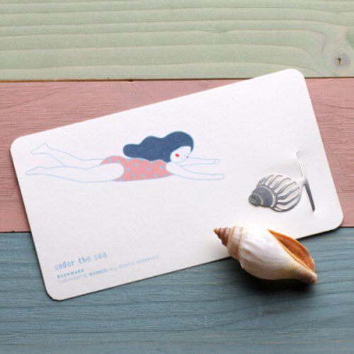 Korea direct mail stationery store BOOKFRIENDS CUTE READING BOOKMARK 35517