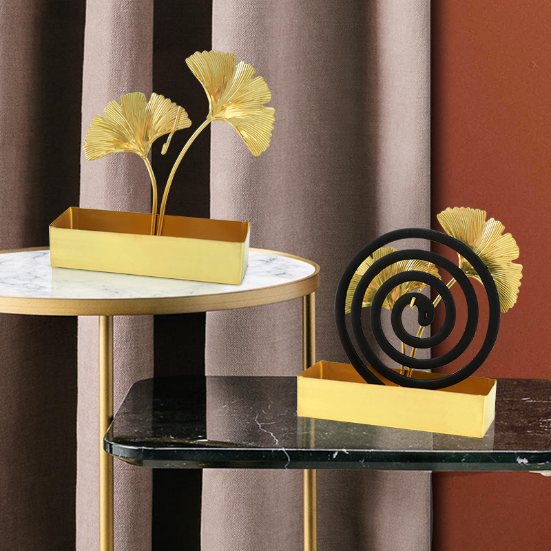 Birdcage mosquito-repellent incense rack tray home light luxury aromatherapy furnace creative industrial style fire-proof mosquito-repellent incense box comes with gray clean