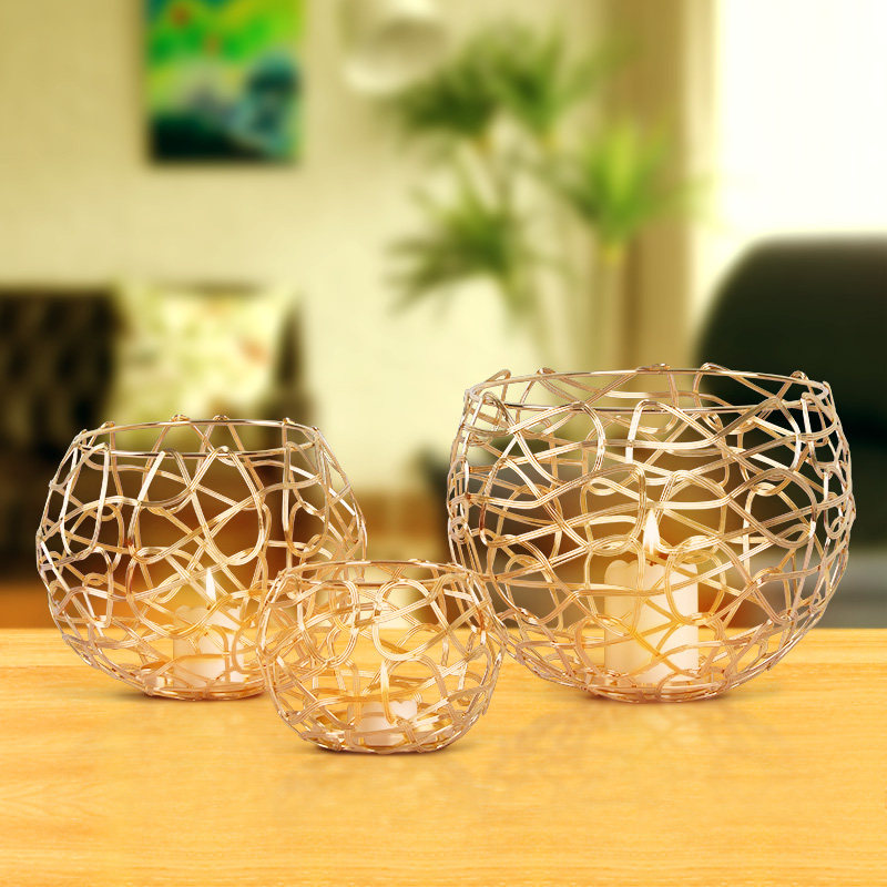 Bar Candle Counter Shop Swing Piece Small Swing Piece Creative Romantic Table Candlelight Dinner Home Adornment Props