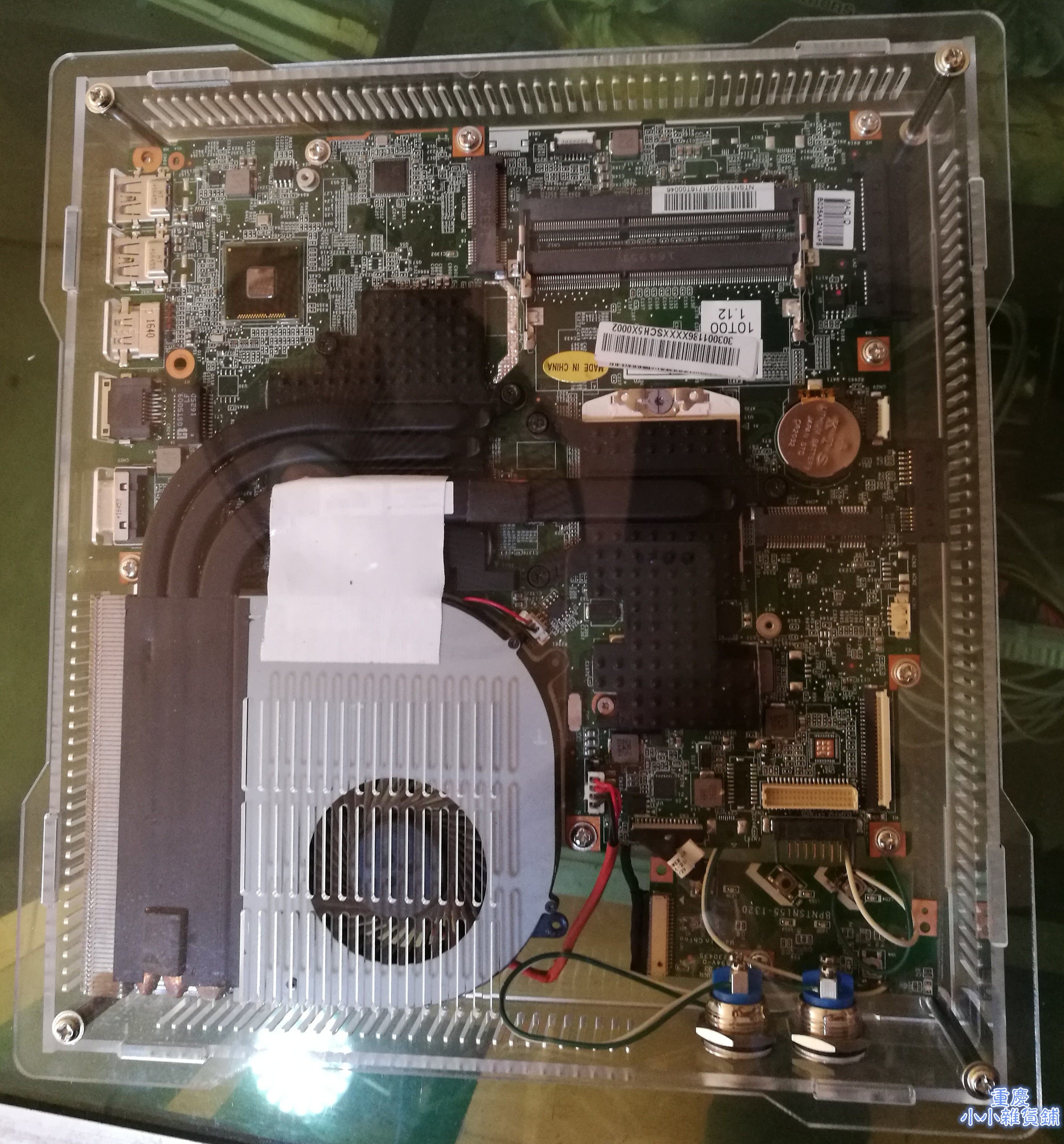 Notebook Host shell (Custom) DIY Mini Small Host Desktop Acrylic Material Air-cooled