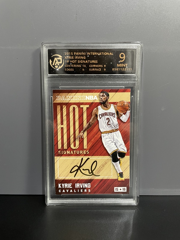 Kyrie Irving Autographed Panini Nba Star Card, Authentic, Gift for Boys, Basketball Sports Fans