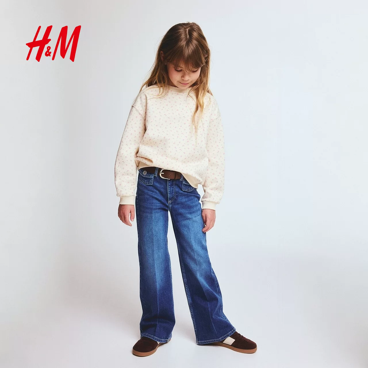 Летняя детская одежда HM для детей и девочек с утепленным принтом и фланелевой подкладкой T1322995