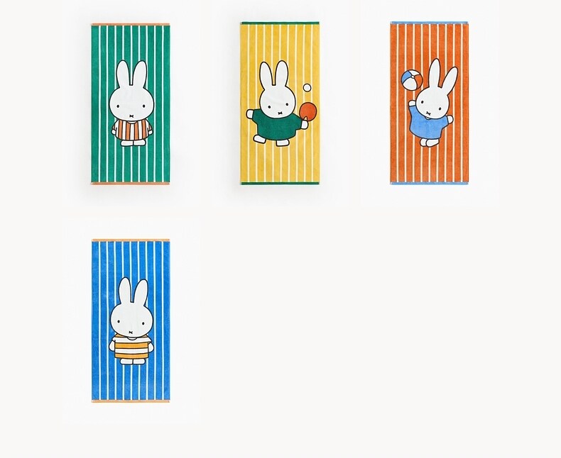 Полотенце hm home2026春季新款儿童印花图案毛圈布浴巾1310740 H&M