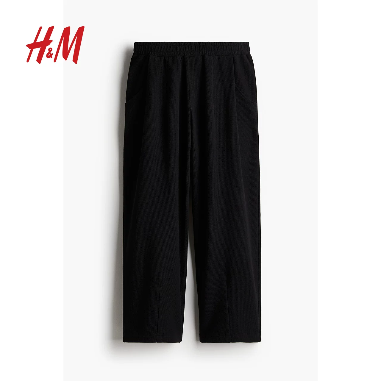 Spring trousers, mid rise, loose fit