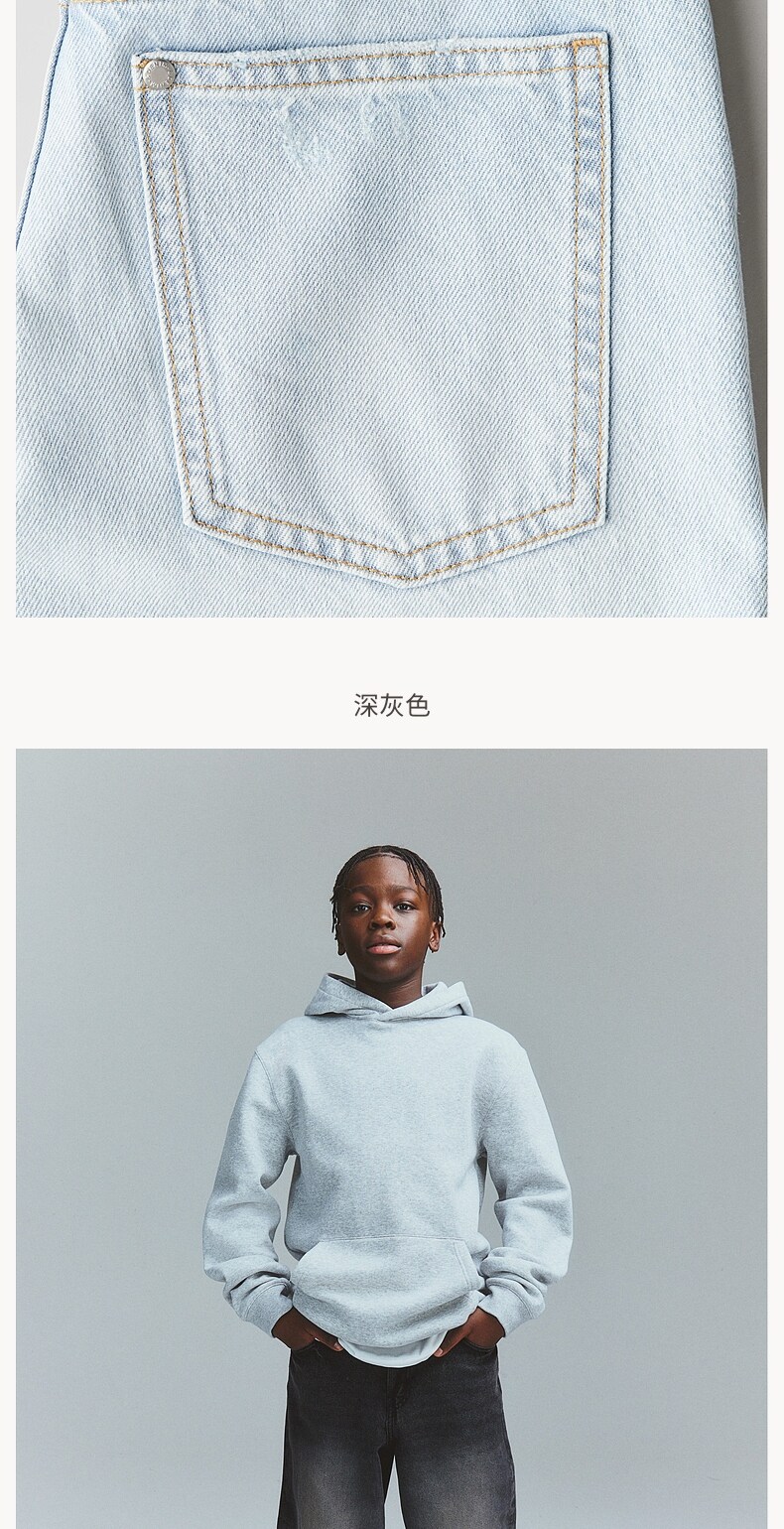 Джинсы детские hm夏季童装儿童男童宽松版牛仔裤1075730 H&M