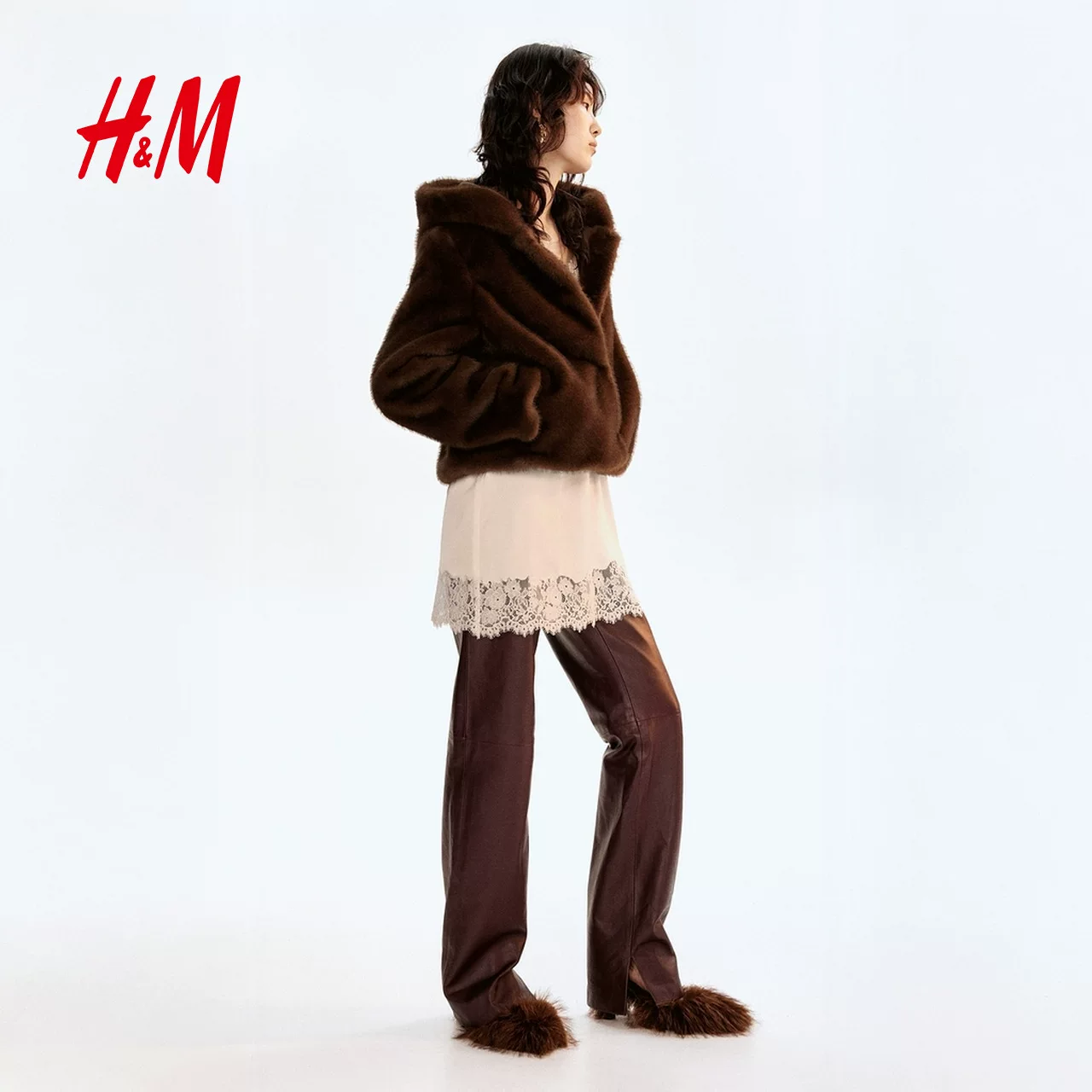 Keep warm winter down jacket, velvet hoody