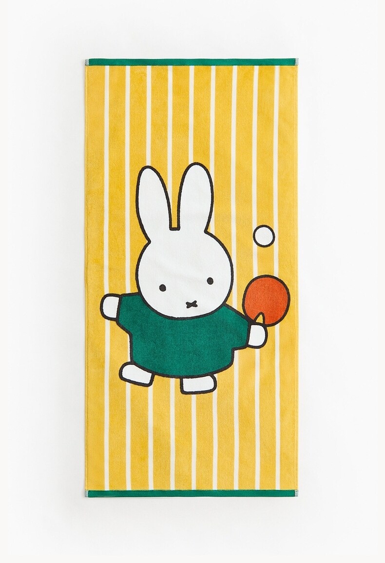 Полотенце hm home2026春季新款儿童印花图案毛圈布浴巾1310740 H&M