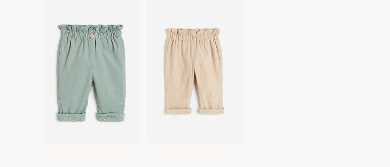 Осенние вельветовые штаны, детская одежда H&M 