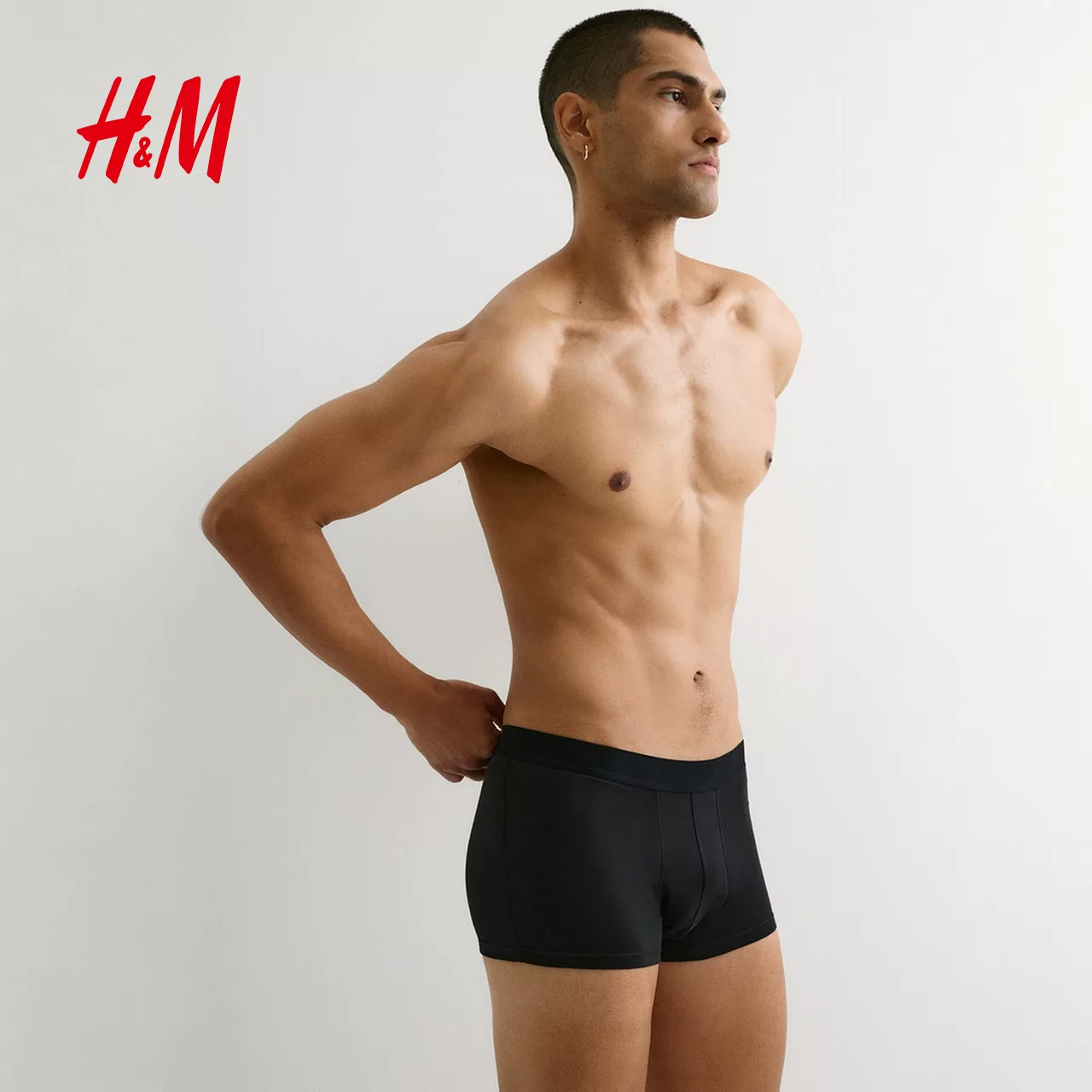 Summer elastic comfortable pants, mid rise
