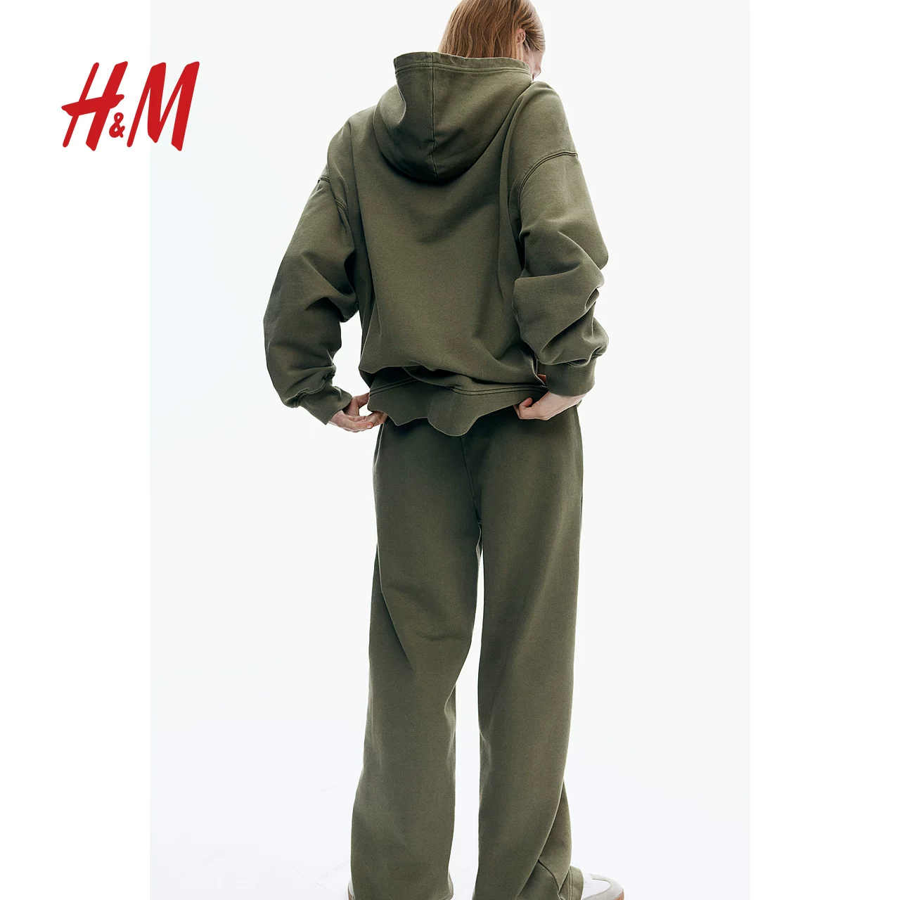 [Футболка HM женская oversize хлопковая толстовка 1243666]