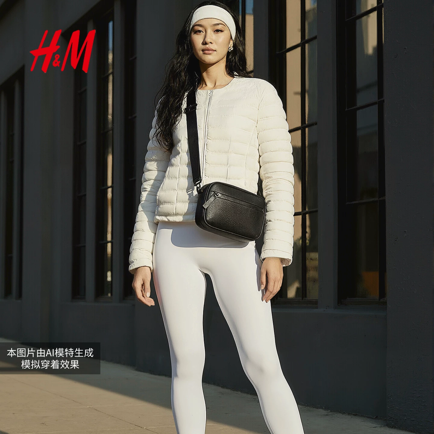 [【H&M MOVE ThermoMove™】женская спортивная куртка зимняя костюмная пальтовая кофта 1283773]