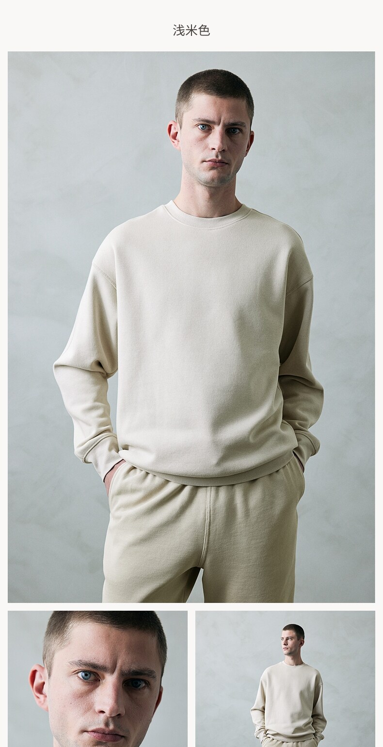 H&M Thermolite®HM мужской женщины толстая Т -манать падает плечо свободный свитер 1116080 H&M 