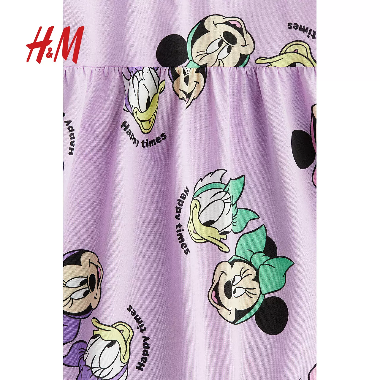 [Disney Series] Детская одежда HM для девочек, юбка летняя с принтом Минни, платье 1154543