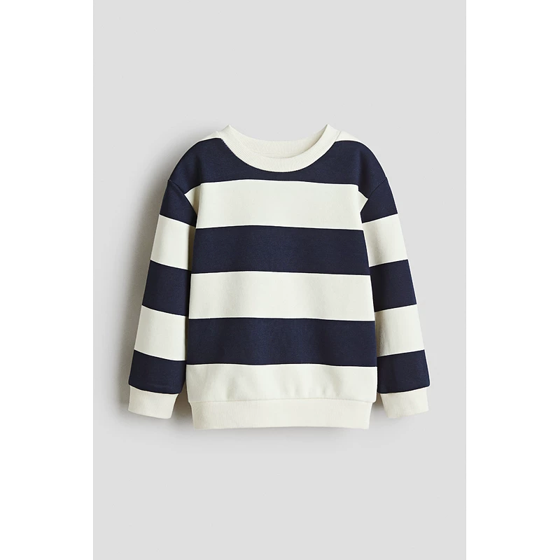 "Children's sweatshirt for boys, long-sleeve with a round collar, children's clothing"