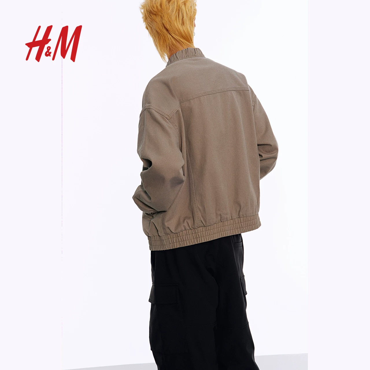 Мужская куртка HM свободного кроя чистыйfit Harrington Barn стиль рабочая куртка 1252129