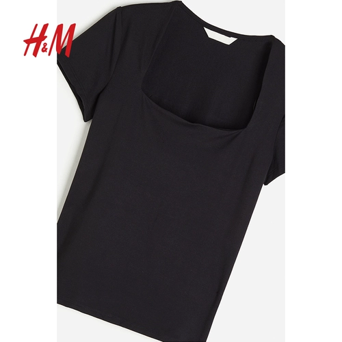 Летняя модная ретро футболка, 2025 года, облегающий крой, квадратный вырез