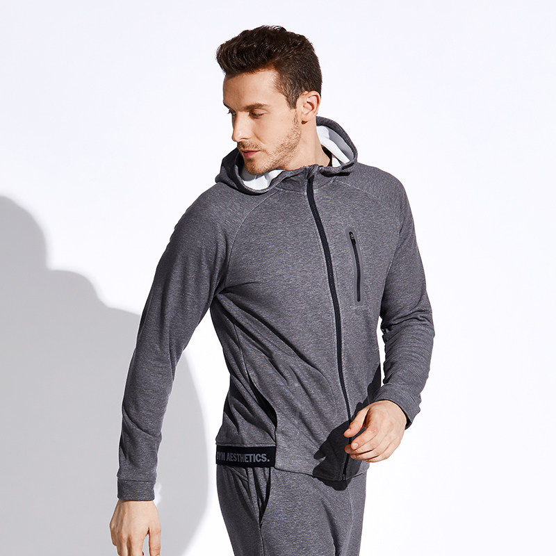 德国专业运动服饰品牌 Gym Aesthetics 男式防风连帽夹克 天猫优惠券折后￥129包邮（￥459-330）多色可选