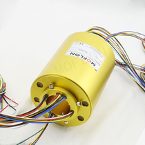 Factory direct slip ring inner diameter 38 1mm 30-way signal conductive slip ring via hole slip ring line length customization