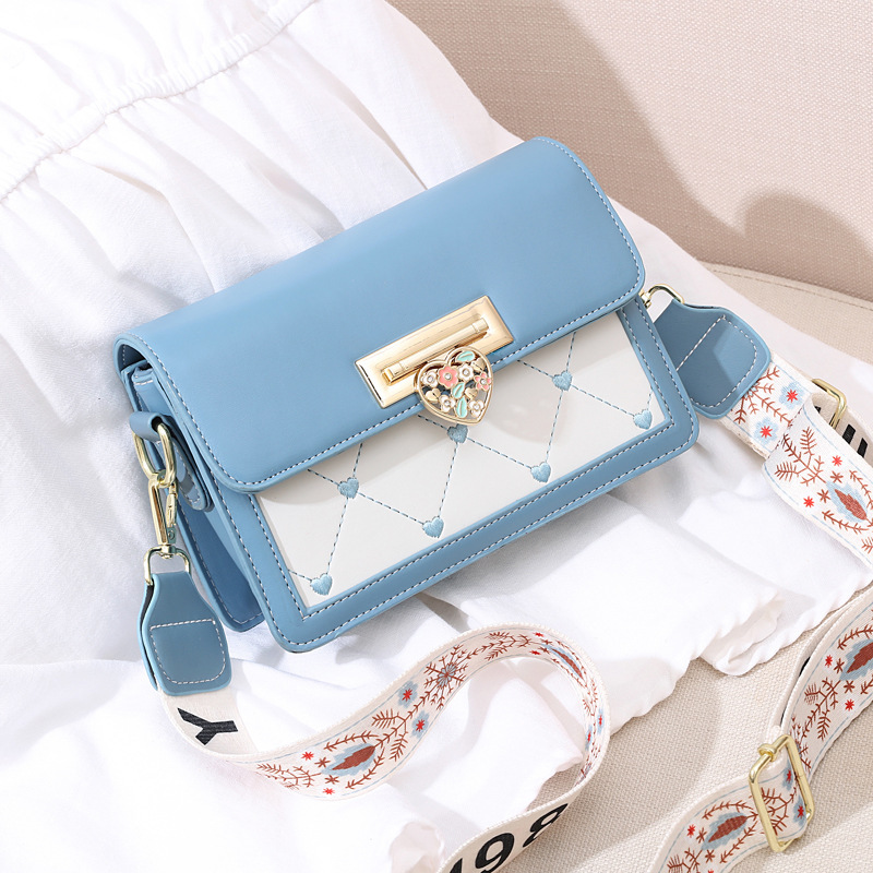 ITCFASHONK This year Pop Pack Bag Women Skew Satchel's new single shoulder small square bag Valentine's Day to send girlfriend gifts-Taobao