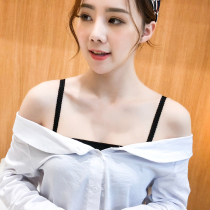 New lace small lace with double shoulder shoulder strap wide hook underwear with invisible sexy bra shoulder strap summer