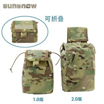Sun Snow Tactical Folding Pack Army Meme Recycling Bag Collection Bag Tools Cashier Bag Finishing Bag Cordura