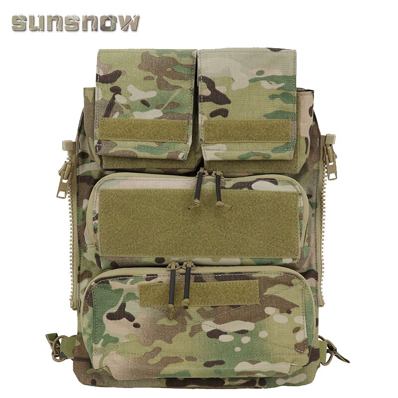 【Sun Snow】Cp Pouch Zip_On Panel 2.0 Jpc Avs Back Panel Bag Zipper Panel Bag