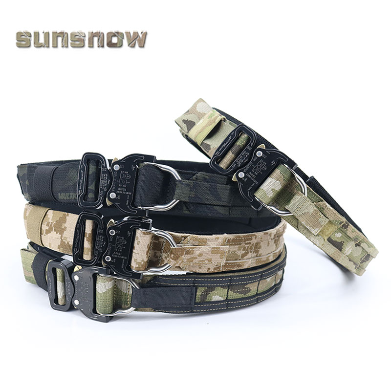 Sun Snow 38MM import buckle domestic buckle cobra buckle Ronin ronin tactical belt nylon camouflage