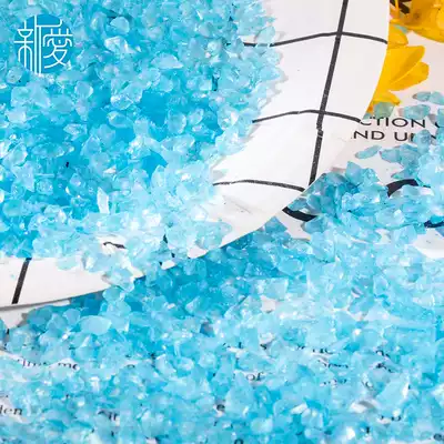 Xinai crystal glue sea glass artificial crystal stone glass sand handmade diy material decorative filling