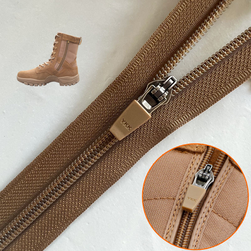 Brown Combat Boots Zipper Metal Side Zipper Combat Training Boots Boot Accessories Pull Tab Training Shoe Zipper Velcro Brown Combat Boots Zipper Metal Side Zipper Combat Training Boots Boot Accessories Pull Tab Training Shoe Zipper Velcro