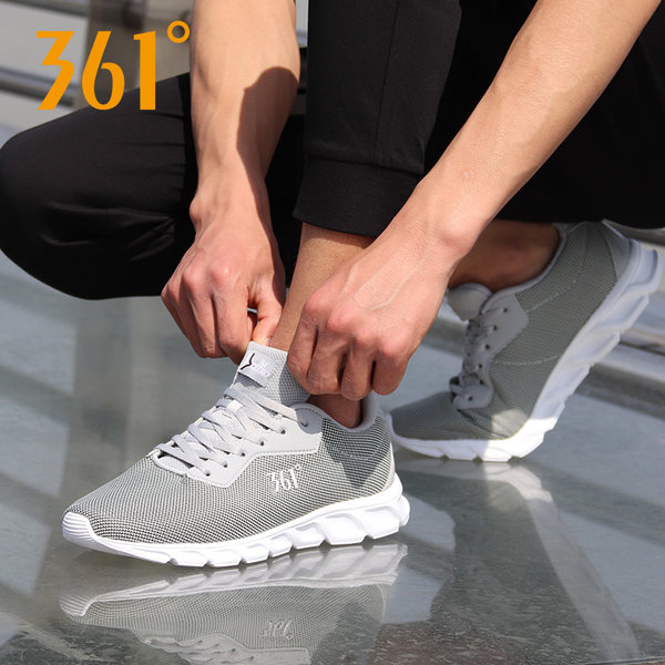 361度 轻便透气缓震 男式运动鞋 跑鞋 天猫优惠券折后￥99包邮（￥139-40）3色可选