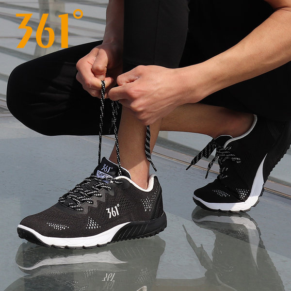 361度 网面透气 男式休闲鞋 跑步鞋 天猫优惠券折后￥99包邮（￥139-40）三色可选