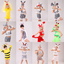 61 clothing Childrens animal costume Summer fox mouse bee zebra elephant Big bad wolf costume Kindergarten