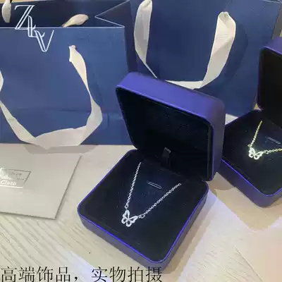 Butterfly necklace light luxury niche brand female sterling silver high choker 2021 New temperament cold style simple