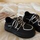 Women's Black Sneakers, Spring and Autumn 2026 New Style, Slimming, Versatile Casual Shoes, Korean Style Thick-Soled Height-Increasing Sneakers, Trendy Women's Shoes