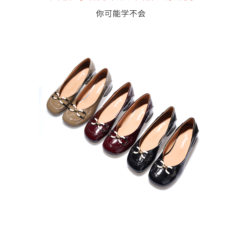 C8273 1620K GIÀY DA NỮ JIARELA MŨI TRÒN MÙA HÈ GIÀY DÉP NỮ DA BÒ G05 SẢN PHẨM MỚI