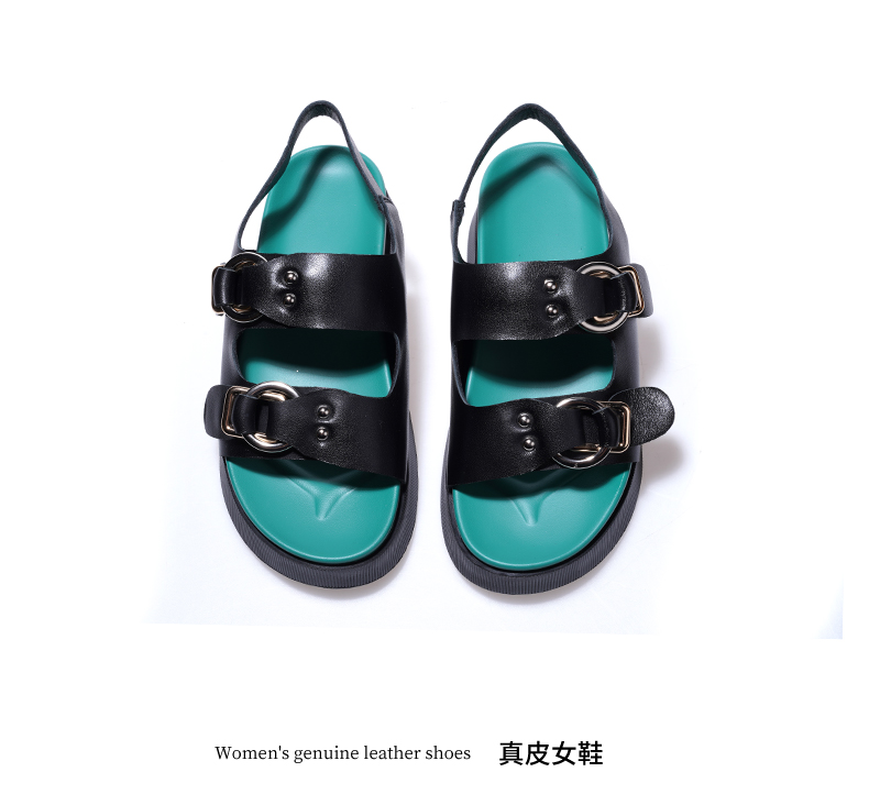 C8302 1810K GIÀY DÉP SANDAL NỮ JIARELA ĐẾ MỀM MÙA HÈ ĐẾ CAO GIÀY DÉP NỮ DA BÒ G05 SẢN PHẨM MỚI