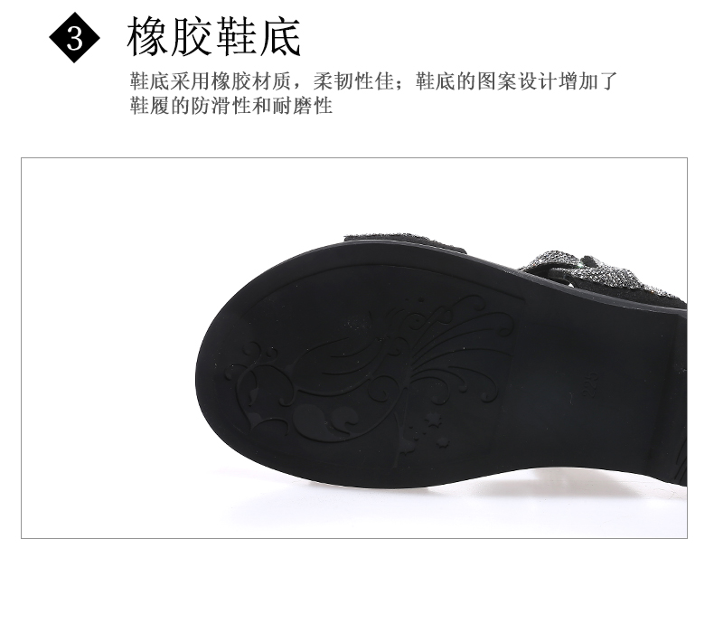 C8327 1520K GIÀY DÉP SANDAL NỮ JIARELA GẮN ĐÁ ĐẾ MỀM MÙA HÈ TRUNG NIÊN GIÀY DÉP NỮ G04 SẢN PHẨM MỚI