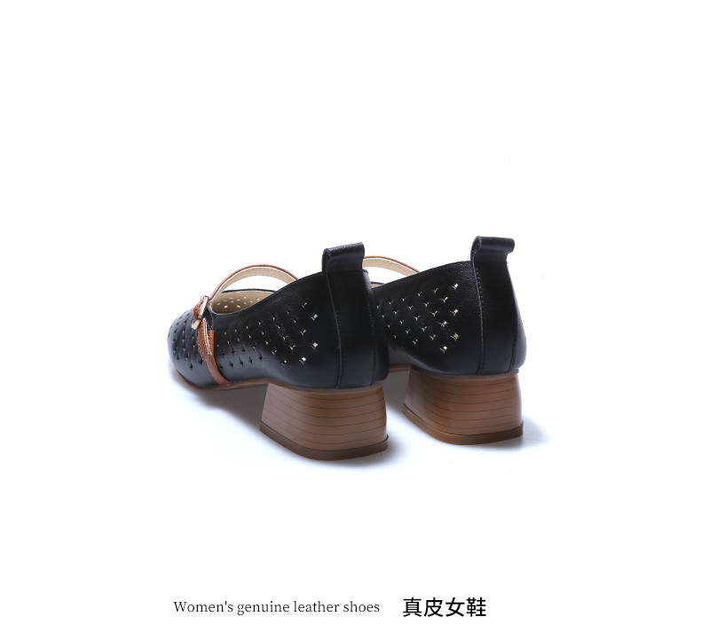 C8244 1620K GIÀY DA NỮ JIARELA MÙA HÈ GIÀY DÉP NỮ DA BÒ G05 SẢN PHẨM MỚI