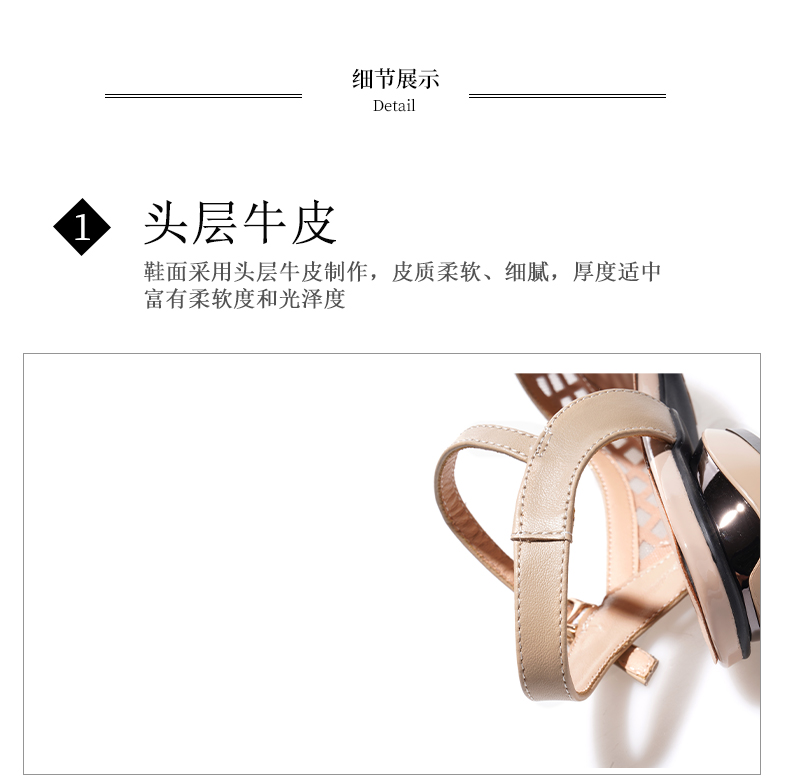 C8415 1520K GIÀY DÉP SANDAL NỮ JIARELA GẮN ĐÁ MŨI TRÒN ĐẾ MỀM MÙA HÈ TRUNG NIÊN GIÀY DÉP NỮ DA BÒ G04 SẢN PHẨM MỚI