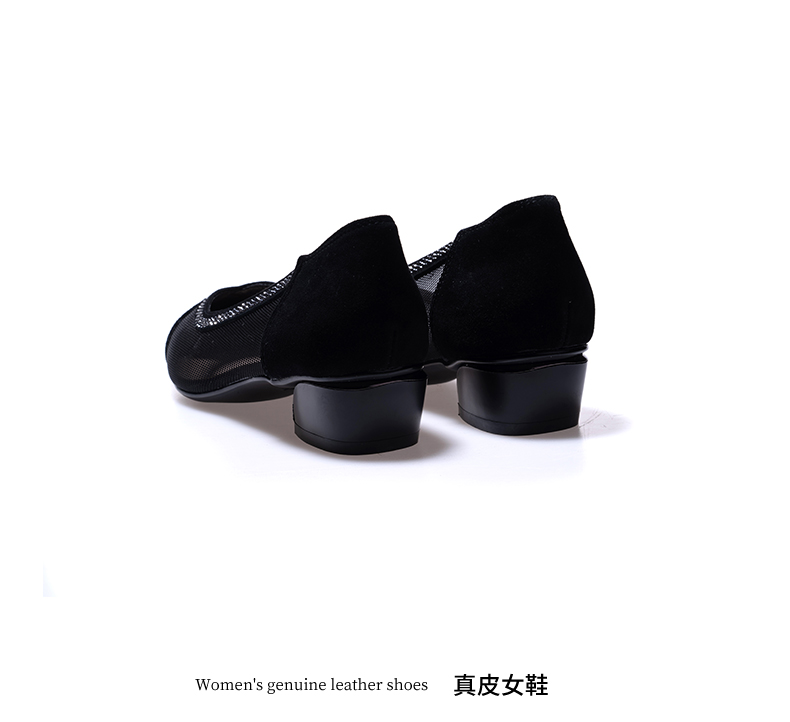 C8351 1520K GIÀY DA NỮ JIARELA MŨI NHỌN MÙA HÈ GIÀY DÉP NỮ DA BÒ G04 SẢN PHẨM MỚI